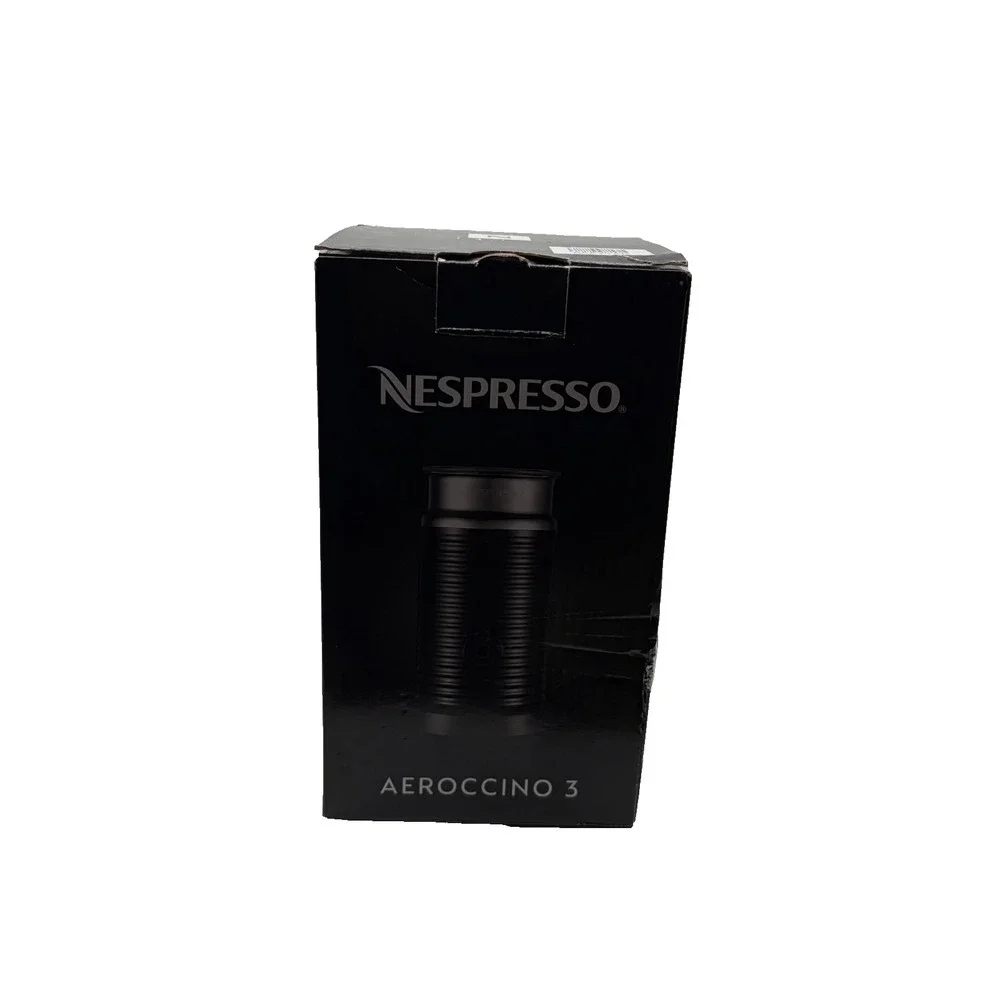 Nespresso Aeroccino 3 Electric Milk Frother - Black (3694-US-BK)